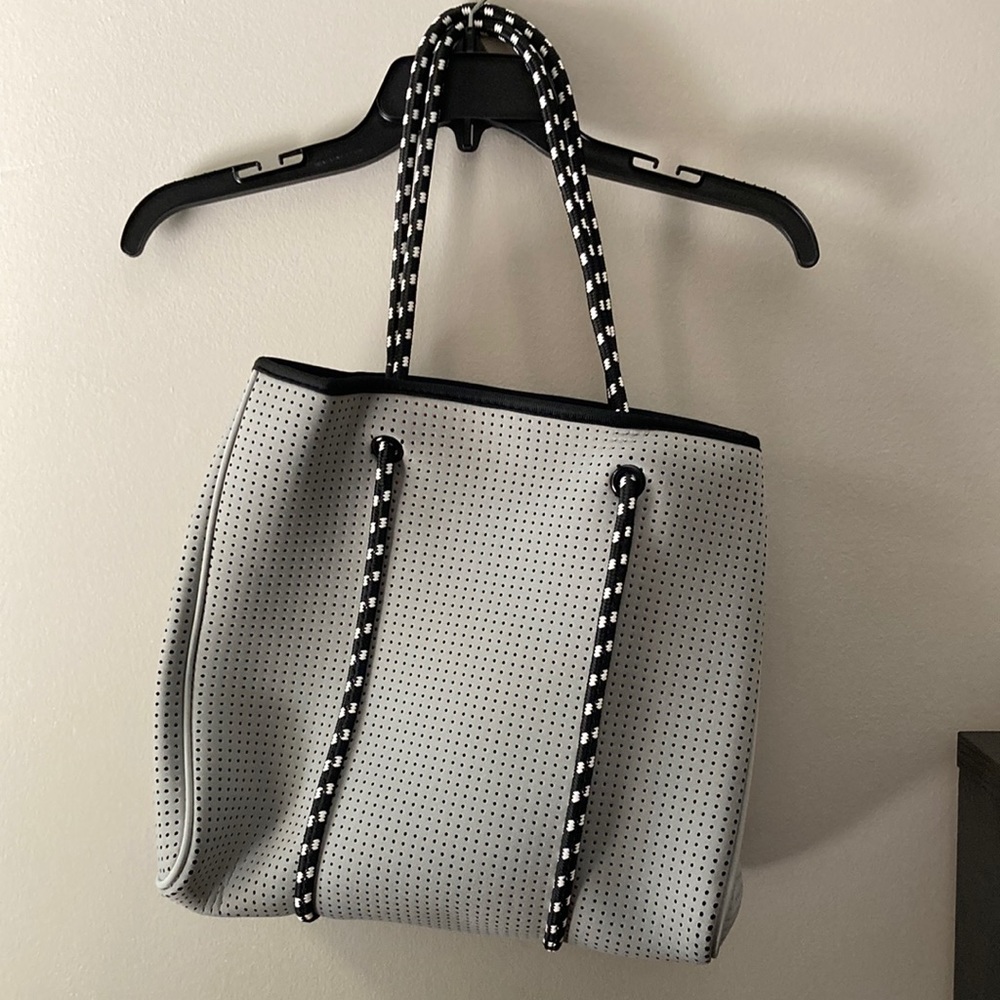 New Large Tote Bag, color grey